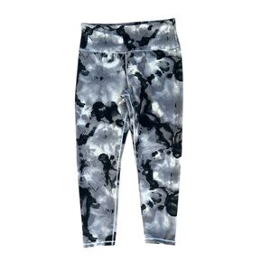 Balance Collection High Rise Ankle Legging Black Tie Dye Burst